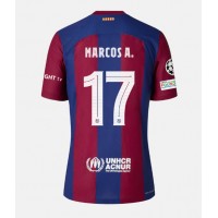 Barcelona Marcos Alonso #17 Hemmatröja 2023-24 Kortärmad